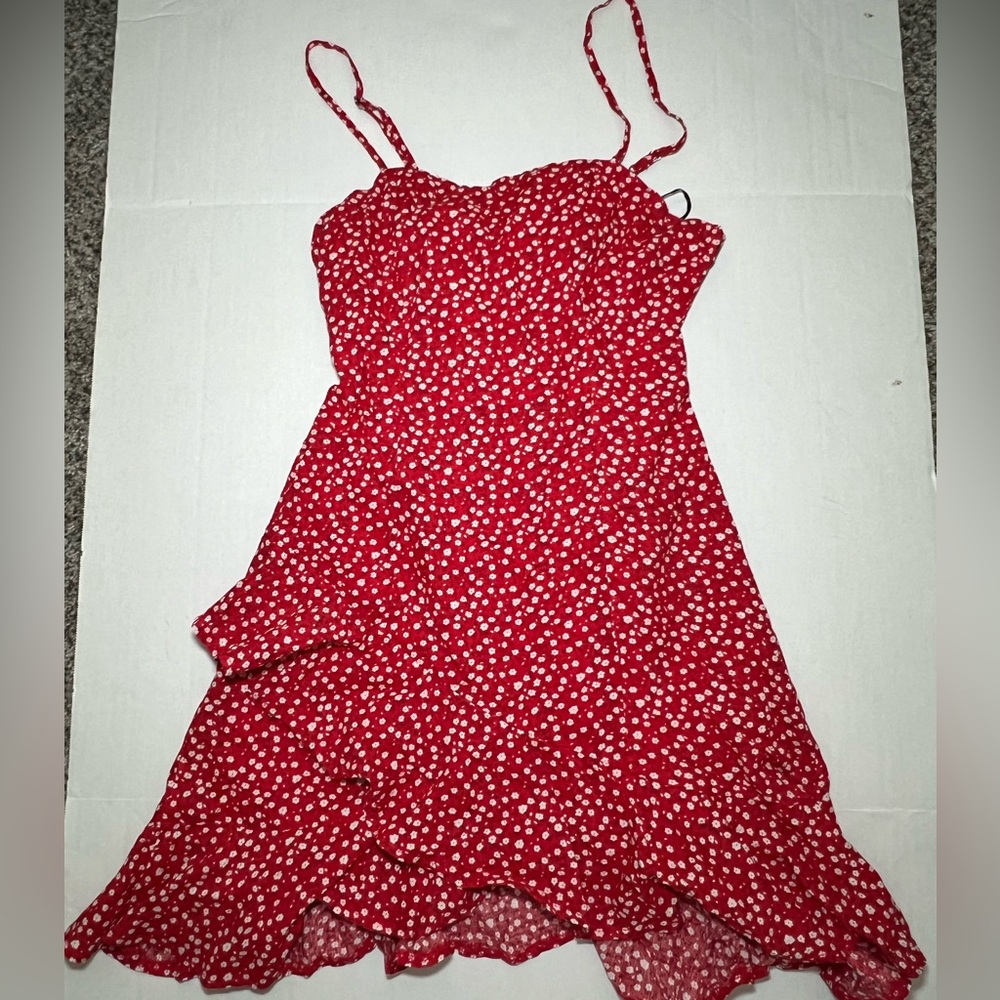 Princess Polly backless floral mini dress